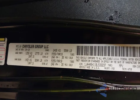 2011 Jeep Wrangler Unlimited Sahara from USA, damaged, VIN 1J4HA5H11BL533237